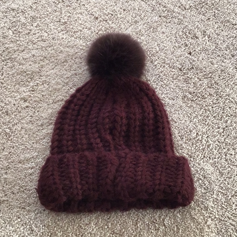 Dark purple hat